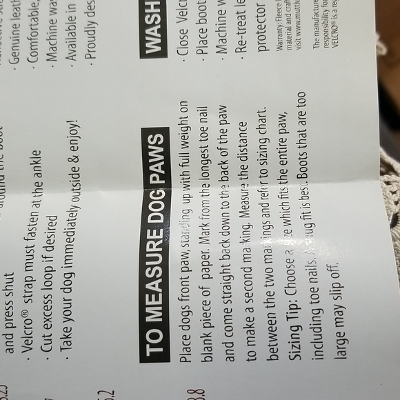 MUTTLUKS Dog Booties Size Xs - Picture 6 of 8